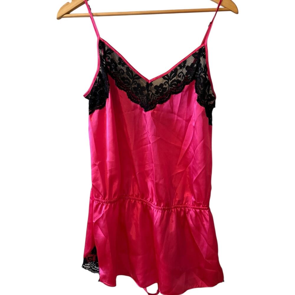 In Bloom by Jonquil One Piece Teddy Lingerie Hot Pink S